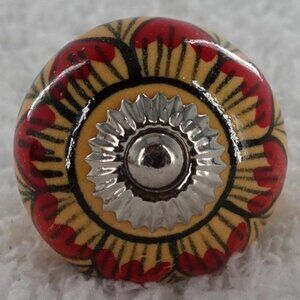 KNOB-IT 4-PACK  Ceramic Hand Painted Drawer Knobs